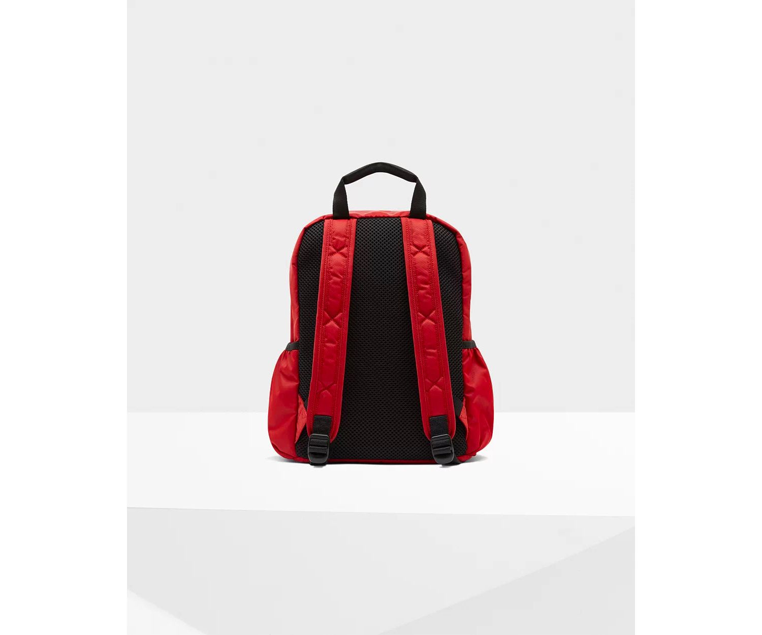 HUNTER Original Nylon Backpack Military Red Black Travel School Hunter Original Nylon Backpack in Military Red only £37.45 main image 3