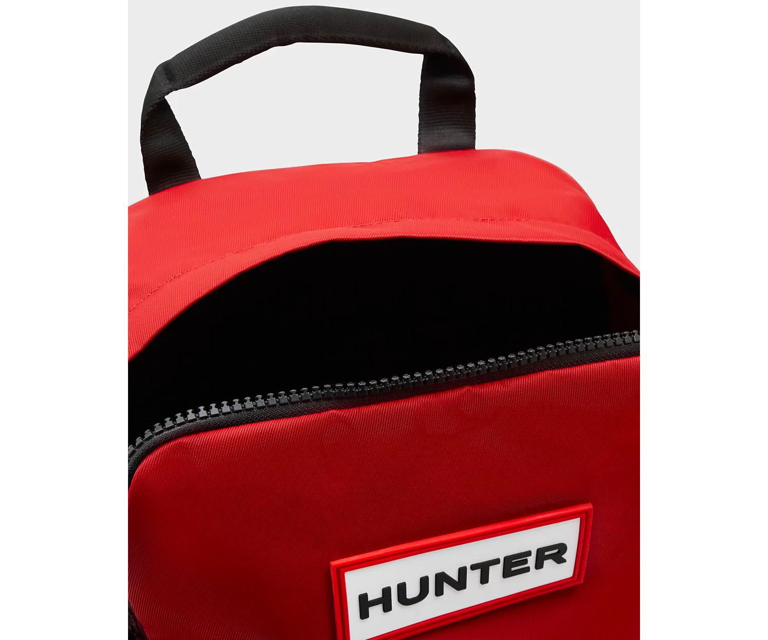 HUNTER Original Nylon Backpack Military Red Black Travel School Hunter Original Nylon Backpack in Military Red only £37.45 main image 2