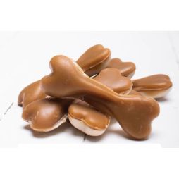 Miro Delicious Vegan Peanut Butter Twist Bone Dog Treat - Medium