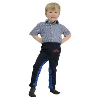 HyPERFORMANCE Tractors Rock Tots Jodhpurs - Navy/Navy Tractor