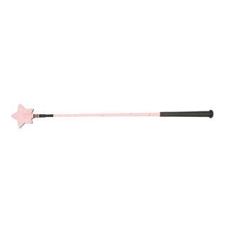HySCHOOL Glitter Star Riding Whip - Pink - 26"