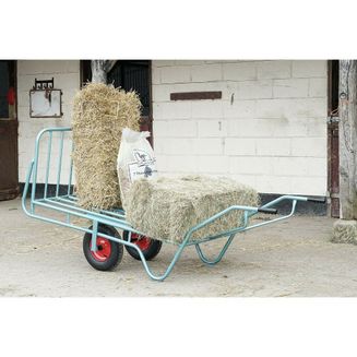 STUBBS (S2290) Heavy Duty Bale &amp; Feed Trolley