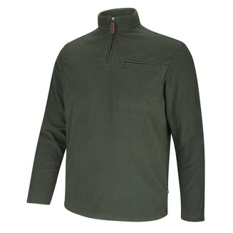 Hoggs Islander 1/4 Zip Long-Sleeve Microfleece Sweatshirt - Dark Olive