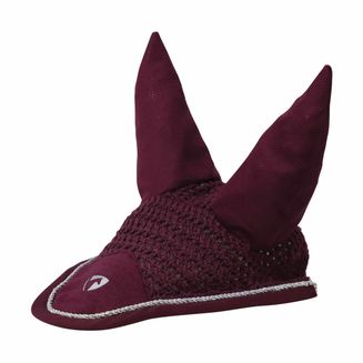 Hy Equestrian Synergy Fly Veil - Fig/Silver