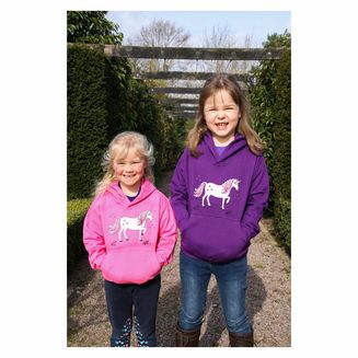 British Country Collection Dancing Unicorn Childs Hoodie