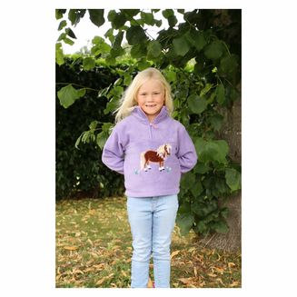 British Country Collection Flora Pony Childrens Fleece Jacket