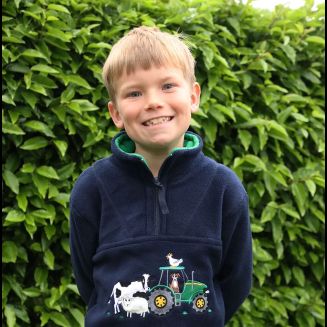 British Country Collection Farmyard Childrens Fleece Jacket