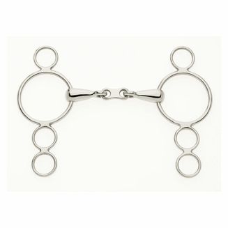 Continental 3 Ring French Link Snaffle