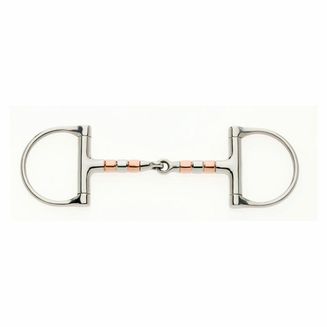 Copper Roller D Ring Snaffle