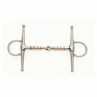 Copper Roller Full Cheek Jointed Snaffle