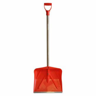 Heavy Duty Snow Shovel with Wooden Handle