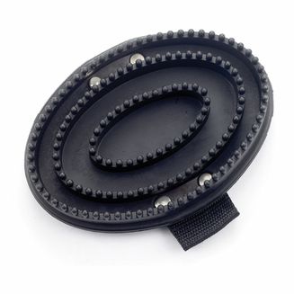 Lincoln Rubber Curry Comb with Web Handle