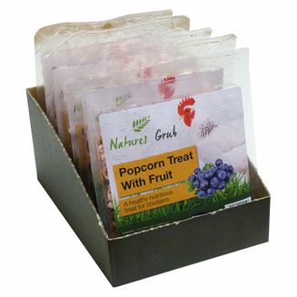 Natures Grub Popcorn Treat with Fruit