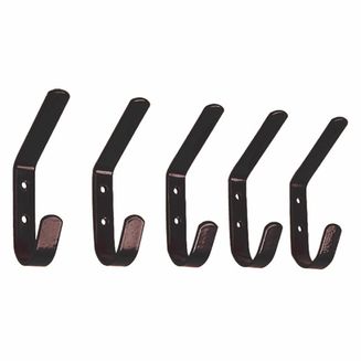 STUBBS Hat &amp; Coat Hook Bag of 5 (S95)