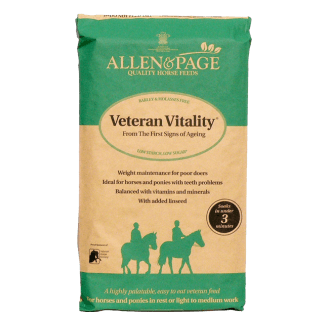 Allen &amp; Page Veteran Vitality Horse Feed - 20kg