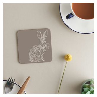 Deckled Edge Melamine Coasters