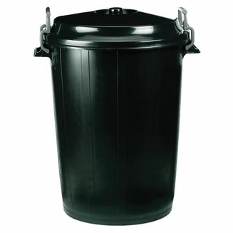 Red Gorilla Durable Outdoor Multi Bin With Lid - 100 Litre (Black)