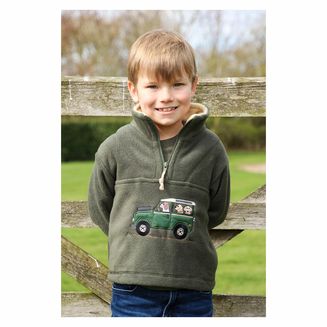 British Country Collection Offroader &amp; Dogs Childrens Fleece Jacket