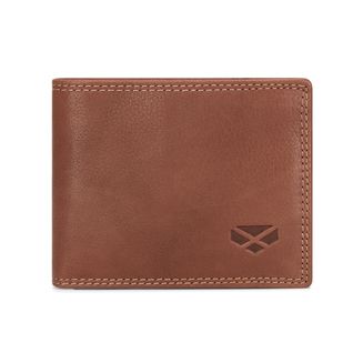 Hoggs Monarch Full Grain Leather Cardholder Wallet - Hazelnut