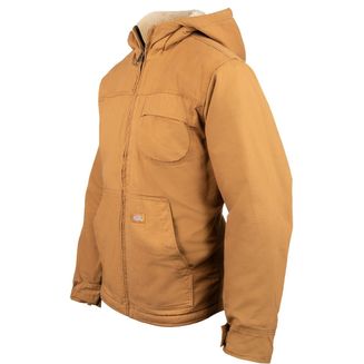 Dickies Men's Brown Sherpa Lined Duck Jacket