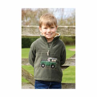 British Country Collection Offroader &amp; Dogs Childrens Fleece Jacket