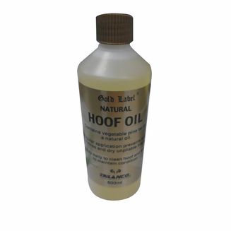 Gold Label Natural Hoof Oil for Horses