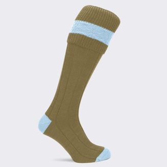Pennine Byron Ladies Shooting Socks - Baby Blue