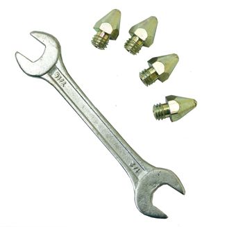 LIVERYMAN STUDS STANDARD TUNGSTEN TIP PLUS SPANNER