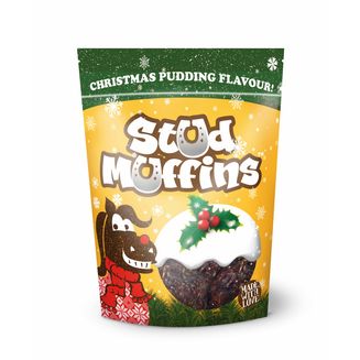 STUD MUFFINS CHRISTMAS PUDDING