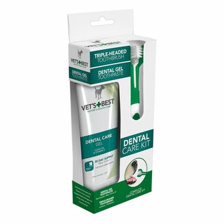 VETS BEST DENTAL CARE KIT FOR DOGS - BRUSH &amp; GEL