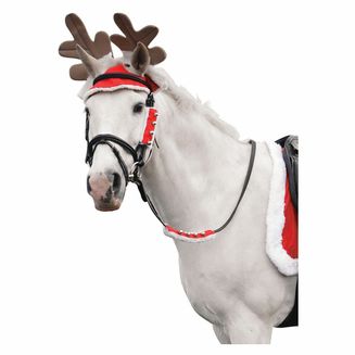 Hy Equestrian Christmas Santa Horse Leg Wraps (Set of 4)