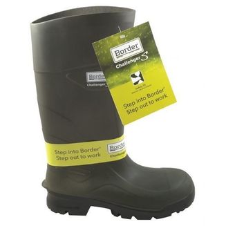 Border Challenger Wellington Boots - Green