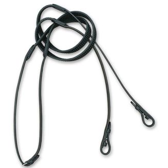 5/8 Cob Rubber Grip Show Reins - Black