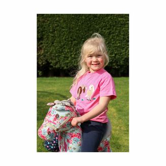 British Country Collection LIMITED EDITION Pink Ruby &amp; Honey Children's T-Shirt