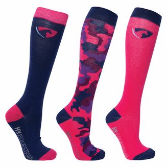 Hy Equestrian DynaForce Socks (Pack of 3)