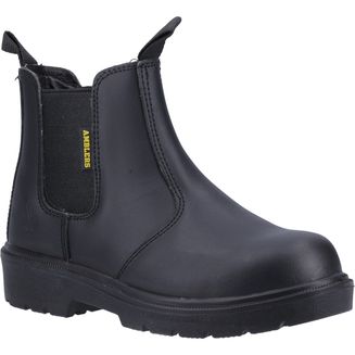 Amblers Safety FS116 Hardwearing Pull on Safety Dealer Boot - Black