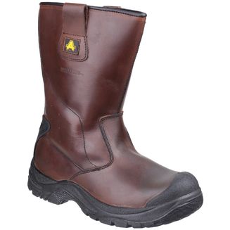 Amblers Safety AS249 Cadair Waterproof Pull On Boots (Brown)