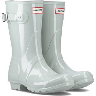 The Hunter Boot Original Short Green Wellington Boots