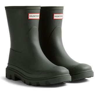 The Hunter Boot Co Downpour Short Green Boot