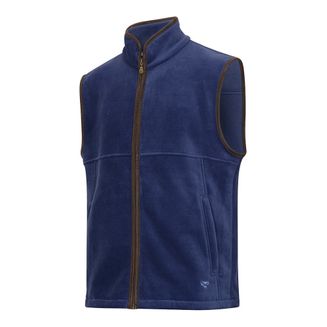 Hoggs of Fife Mens Stenton Technical Fleece Nordic Blue Gilet