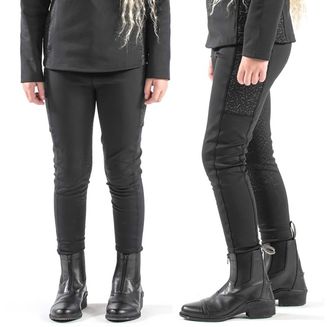 WHITAKER B255K HATFIELD YOUNG RIDER REFLECTIVE TIGHTS BLACK