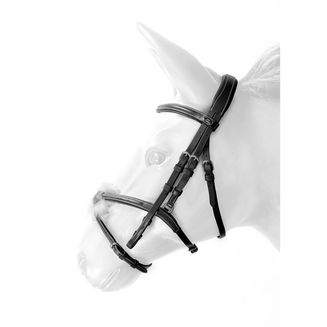 WHITAKER BR101 VIENNA BRIDLE C/W REINS BLACK