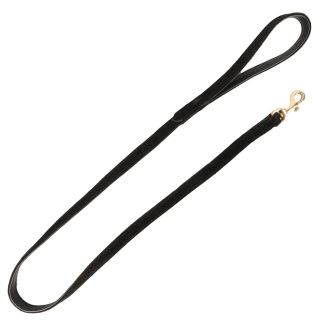 Benji &amp; Flo Noble Suede Dog Lead