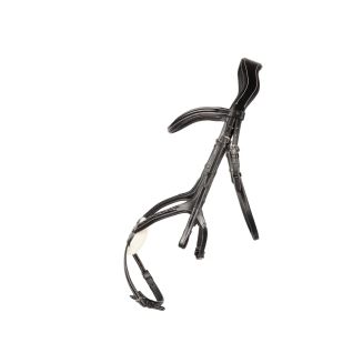 ProPresicce Pelle Grackle Leather Bridle by Hy Equestrian