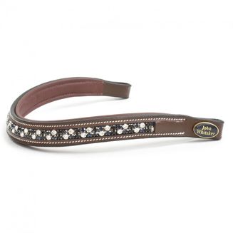 Whitaker Bb104 Checkerboard Browband Havana