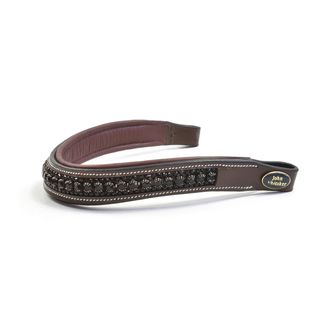 Whitaker Bb105 Chunky Crystal Browband Havana/Black