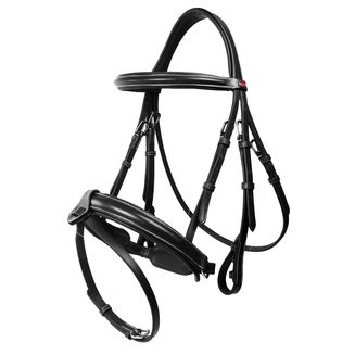 Whitaker Br048a Eastwood Crank Bridle with Reins Black