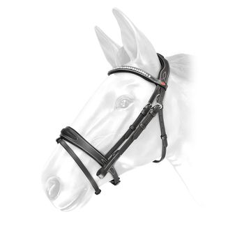 Whitaker Br071 Chicago Bling Bridle Black