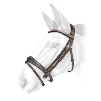 Whitaker Br071 Chicago Bling Bridle Havana Light Havana