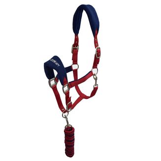 Whitaker Hc160 Club Headcollar &amp; Leadrope Set Red